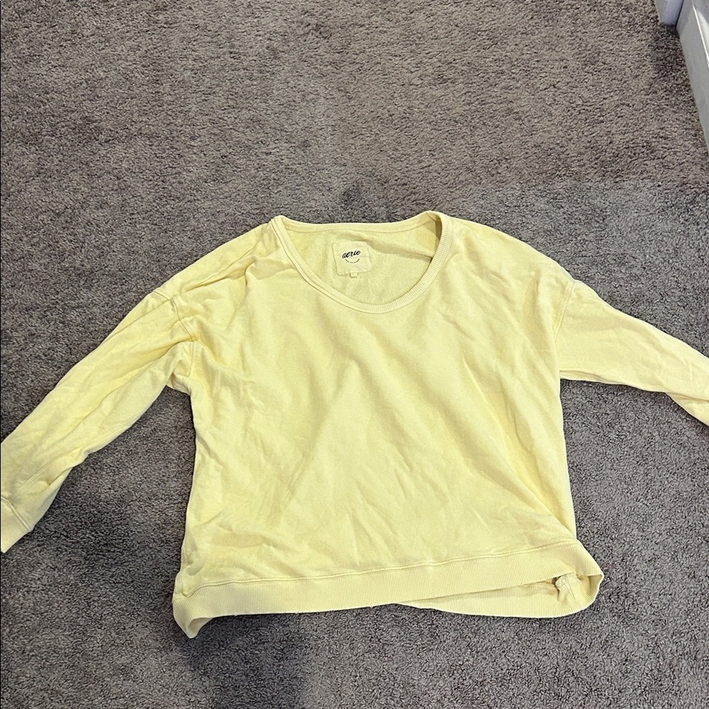 Yellow Off the Shoulder Oversized Sweater